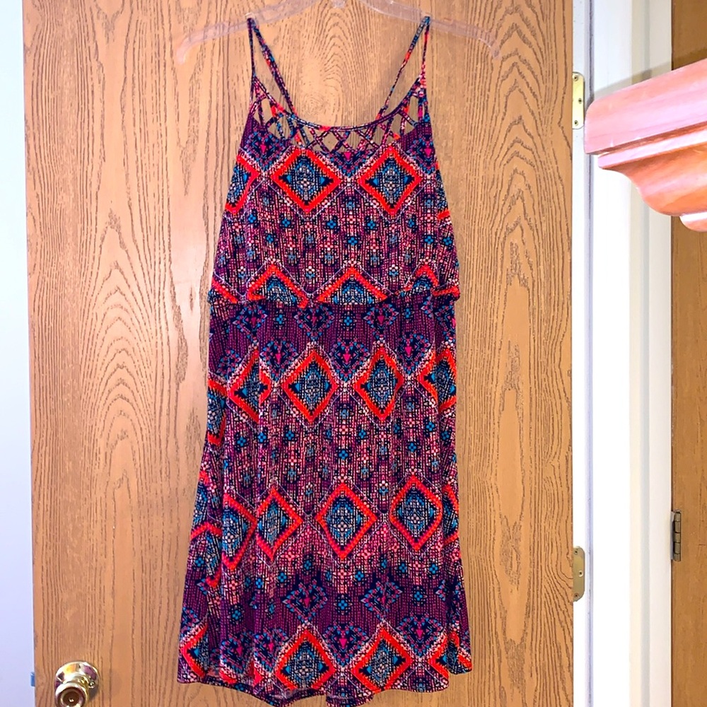 TRIBAL PRINT SLEEVELESS SUNDRESS - Picture 5 of 13